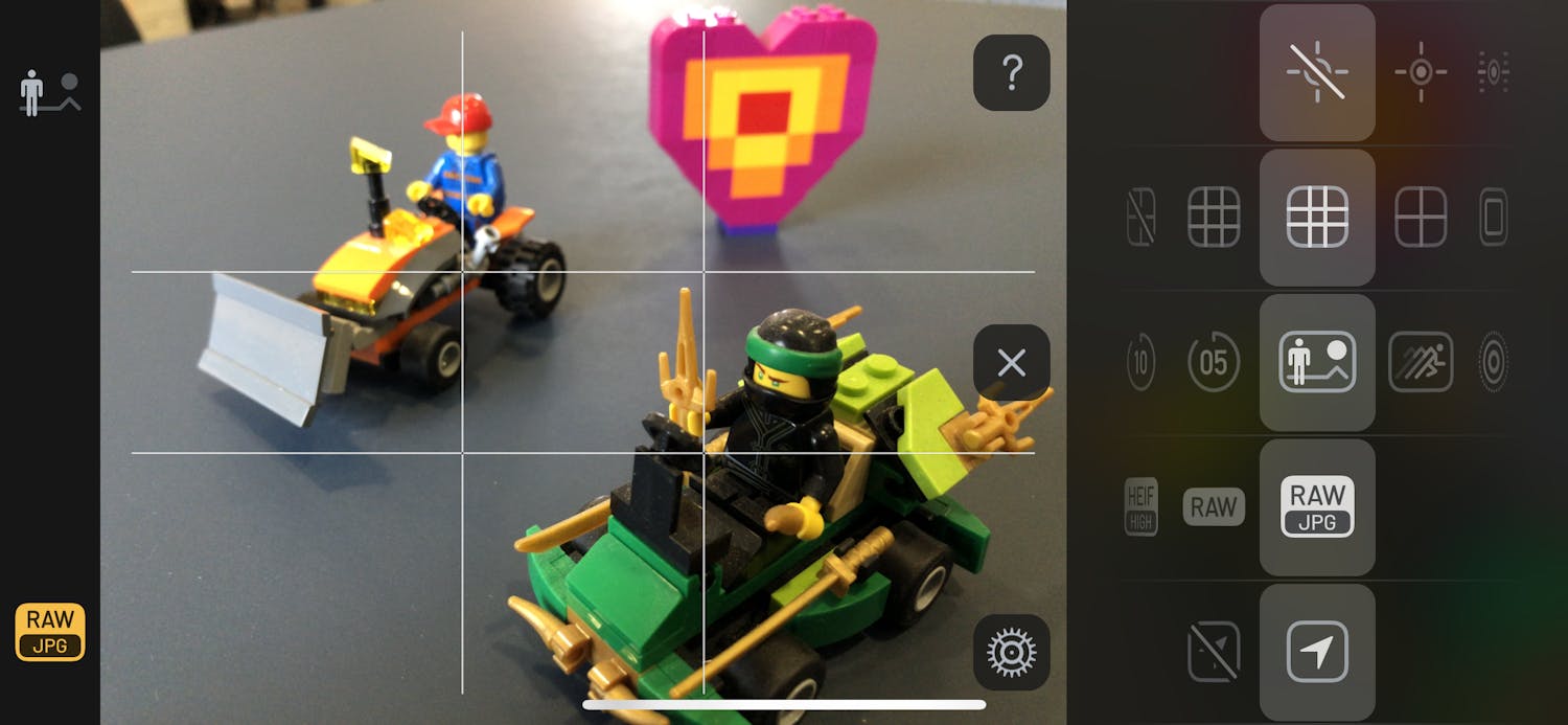 Camera-M har mulighed for at lave både et raw- og jpg-billede.